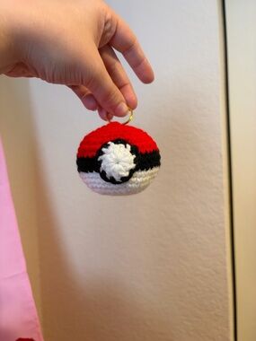 Handmade PokéBall Keychain (LG)